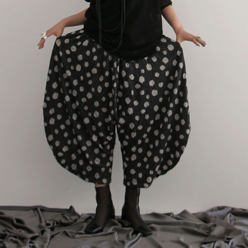 小竹正
jalan jalan 麻混ランダムドットパンツ