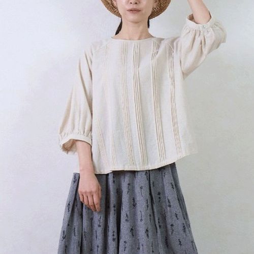 デュウ
le ciel コットンタンガリーブラウス