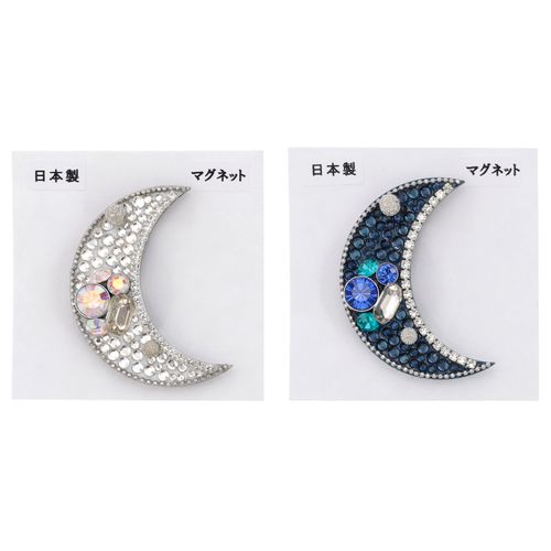 ノブレス
三日月ビジューマグネットブローチ
