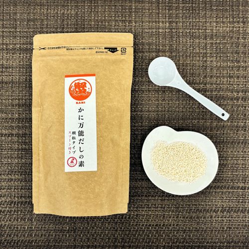 4983050689585







逸品社
かに万能だしの素 顆粒タイプ スプーン付