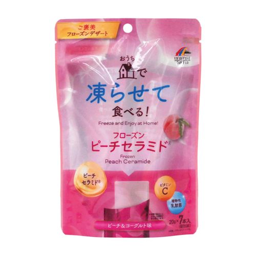 4903361672540







ユニマットリケン
おうちで凍らせて食べる！フローズンピーチセラミド