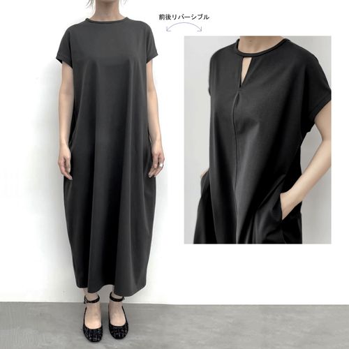 ブルーベル
cloche 前後着用フレンチスリーブカットソーワンピース