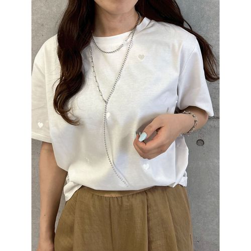 ドリーム
ROSIEE ハート刺繍Tシャツ