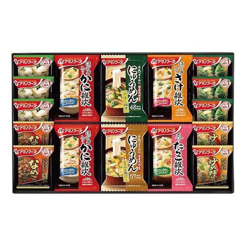4971334212338







アサヒグループ食品
アマノフーズ バラエティギフト300V 16食
