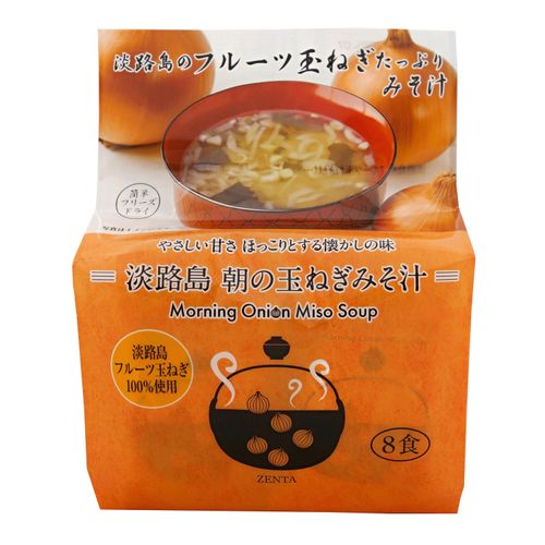 4573365111255



ｾﾞﾝﾀ



ナカダイ
淡路島のフルーツ玉ねぎたっぷりみそ汁 8食入（フリーズドライ）