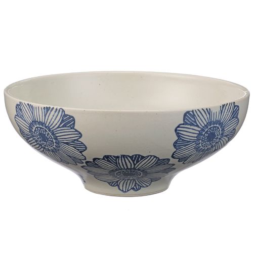 堀江陶器
青い花 鉢