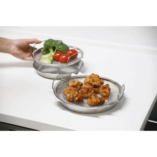 4573306878032







シービージャパン
CB JAPAN ステンレス平ざるトレーセット19cm