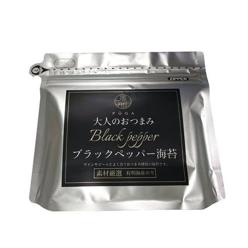 4528937803724







風雅
大人のおつまみ ブラックペッパー海苔 60枚
