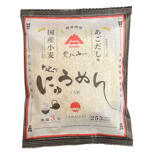 4963614933033







山一
即席手延べ麺にゅうめん あごだし
