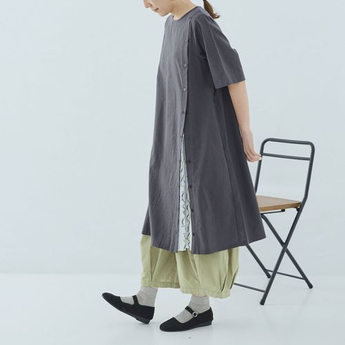 ノンノ
れんげ ノンノ 和柄切替レイヤード風ワンピース