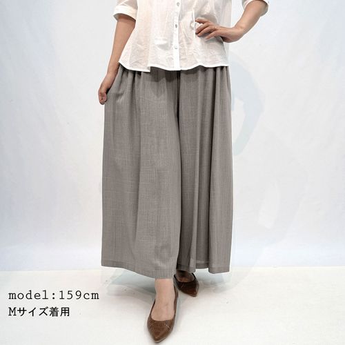 田和被服
セオスリー 麻混ワイドパンツ