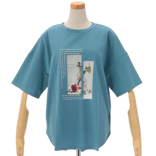 三澤
vingtrois ドライタッチコットンピクセルフォントTシャツ
