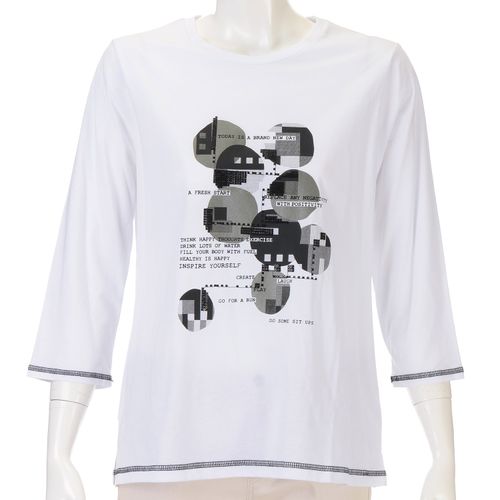 マキレディ
シルケット天竺ロゴプリントTシャツ