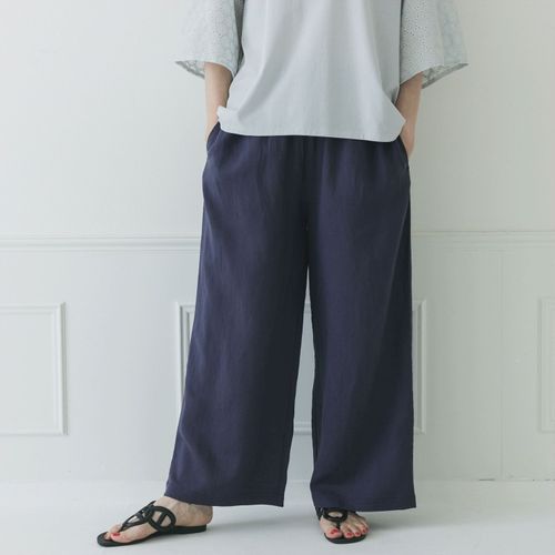 ピープル
Crea delice セルロースリネンワイドパンツ