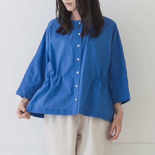 ピープル
Crea delice コットンボイル刺繍袖ブラウス