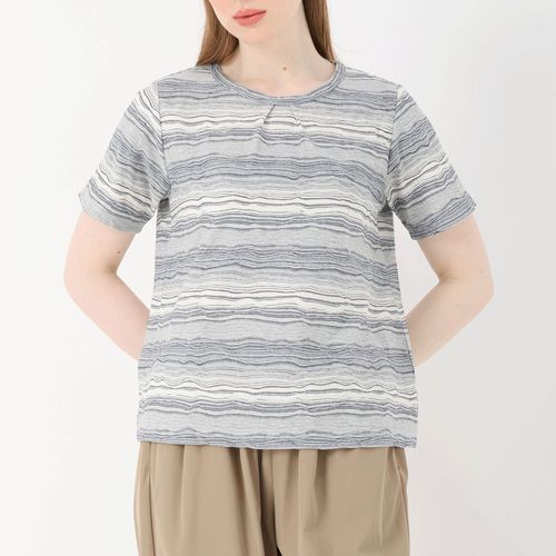 ジジョン
T’BIS STUDIO 半袖波タックボーダータックカットソー
