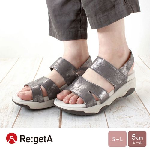 リゲッタ
Re：getA リゲッタ メタリックサンダル RE3001