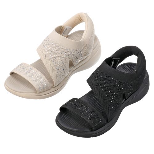 ミヤタ
radiant shoes ビジューニットサンダル HC4602F