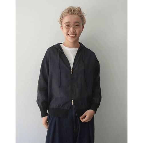 ａｅｌ
mao made ニットリブドルマンスリーブパーカー