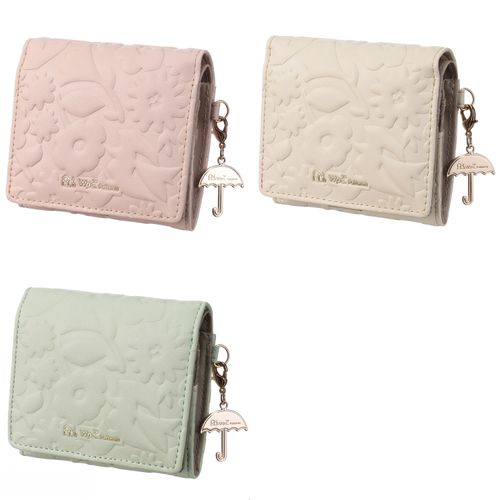 マルサール
Wpc．花と鳥型押し BOX折財布