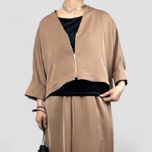 ブルーベル
QTUME ドルマンドレープシャツブルゾン
