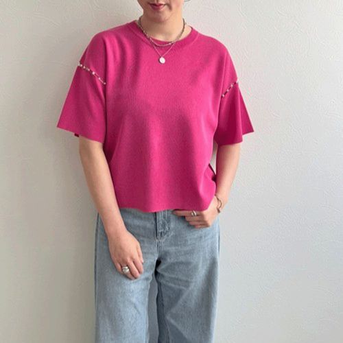 光世
LHELBIE パールニットトップス