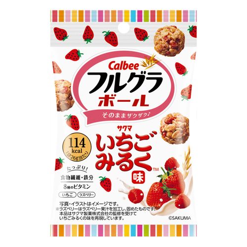 4901330749231







アイネット
カルビー フルグラボール いちごみるく味