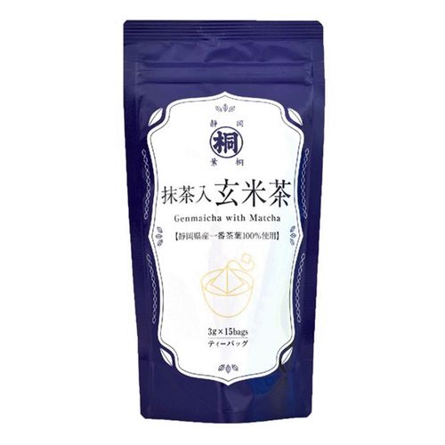 4961292806083







葉桐
静岡産一番茶抹茶入り玄米茶 15包