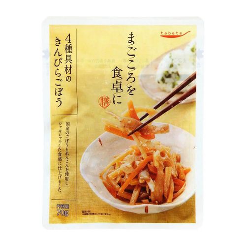 4901592927132







国分首都圏
tabete まごころを食卓に 膳 4種具材のきんぴらごぼう