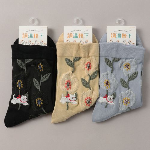 エイコー
Natural Collection クルー丈 メッシュフラワーネコ