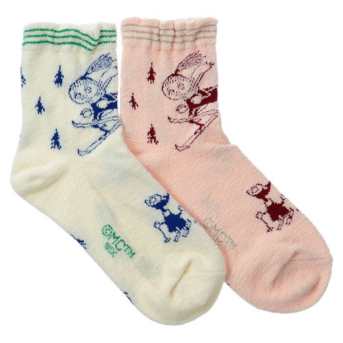 4905114620679







ウィックス
MOOMIN－VALLEY WINTER GAMES！ロークルーソックス ベロアタッチ スキー柄
