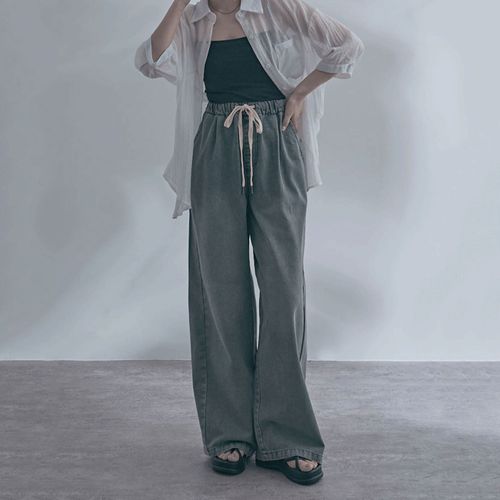 山本定
デニムワイドパンツ