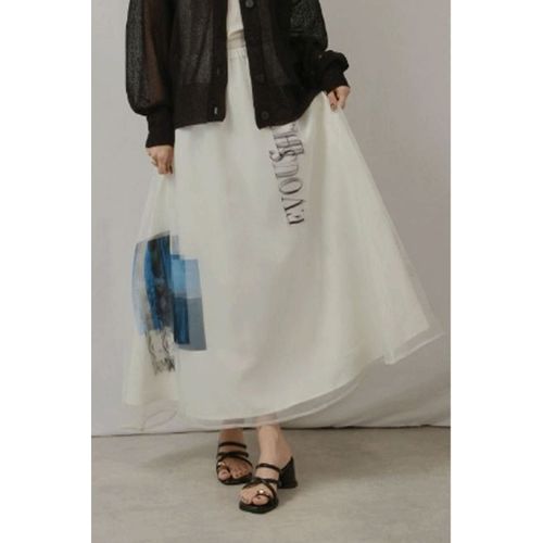 光世
Palm Riche シアープリントAラインスカート