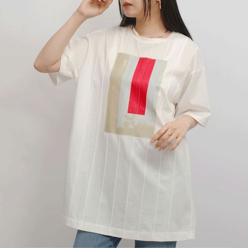 光世
Palm Riche デザインプリーツTシャツ