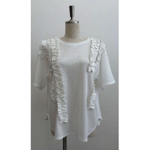 光世
Palm Riche ワッフルフリルTシャツ