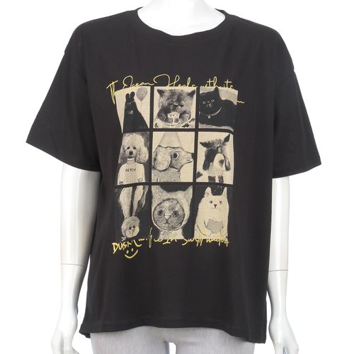 チャーミング
VERITE アニマルプリントTシャツ