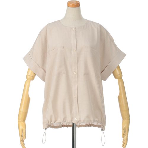 オンアンドオン
le colis 機能付きリネンライクWポケットJKシャツ
