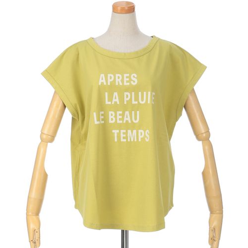 オンアンドオン
le colis シルケット天竺ロゴプリントフレンチTEE