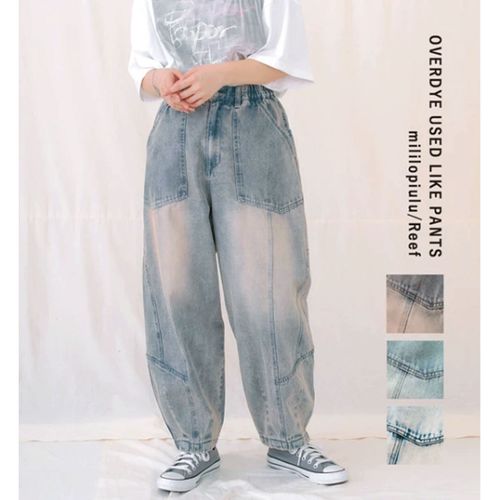 Ｒｅｅｆ
mililopiulu オーバーダイユーズドライクデニムパンツ