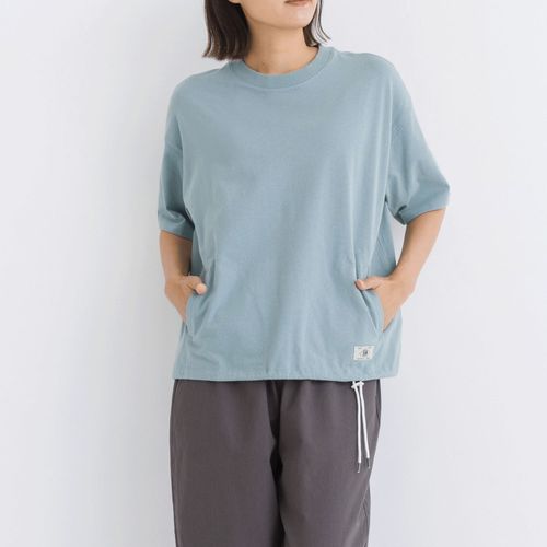 ピープル
kermu 接触冷感OE天竺ポケット付きドロストTシャツ