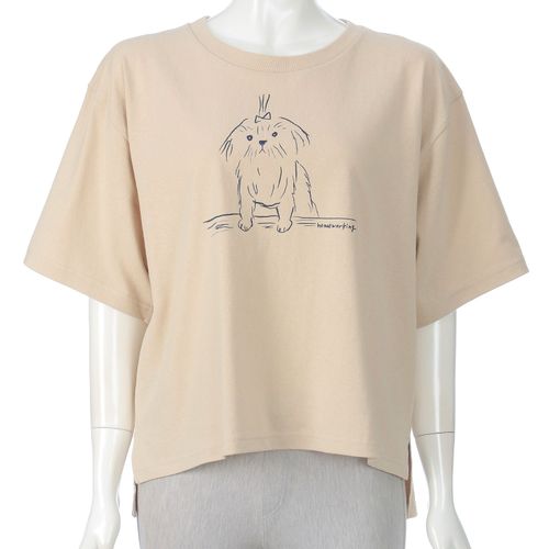 ホームワーキング
homeworking 天竺 イヌプリントTシャツ