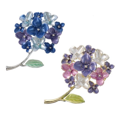 ジェノバ
紫陽花ブローチ