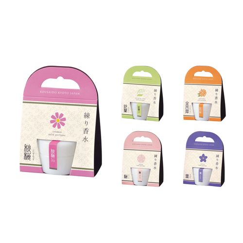 4515664068229







香彩堂
花の練り香水（鈴蘭・秋桜・金木犀・桜・菫）
