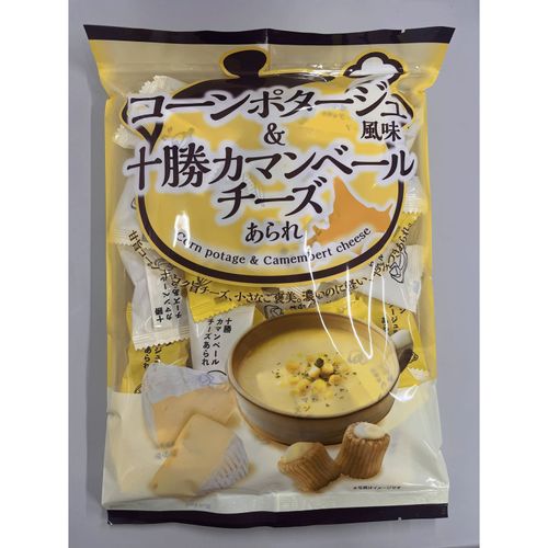 4938873014991







丸金食品
コンポタージュ風味＆十勝カマンベールチーズあられ