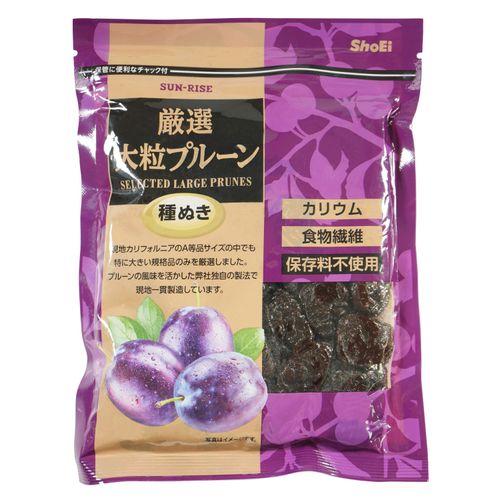4573556620375







正栄食品工業
厳選大粒プルーン