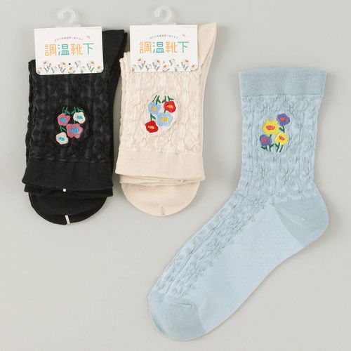 エイコー
Natural Collection クルー丈 フロートフラワー 靴下