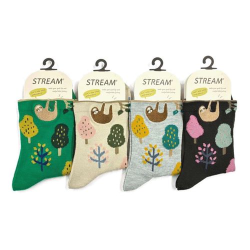アシスト
STREAM ぶらさがるナマケモノ刺繍 ロークルー丈
