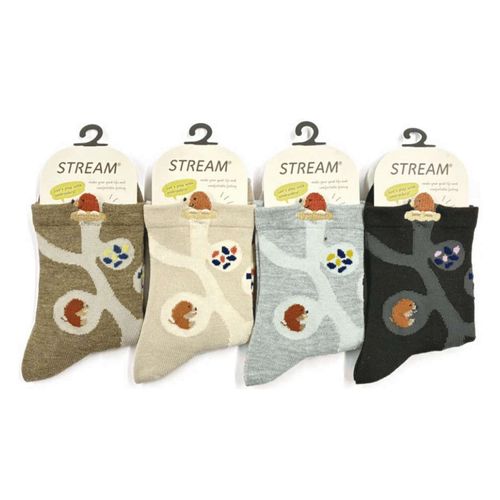 アシスト
STREAM ひょっこりモグラ刺繍 ロークルー丈
