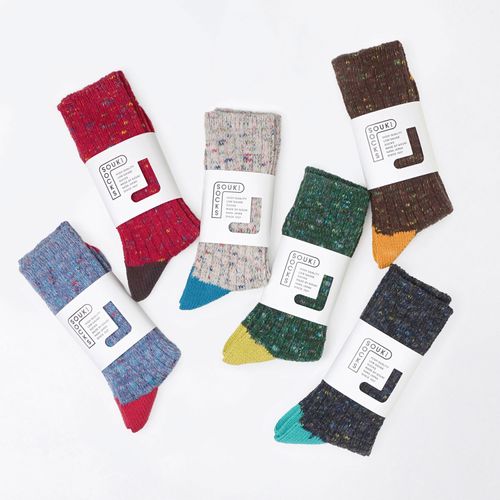 4573448226296







創喜
SOUKI SOCKS／JAZZY アップサイクルウールコットン