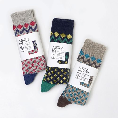 4573448224926







創喜
SOUKI SOCKS／NORDIC エコウール